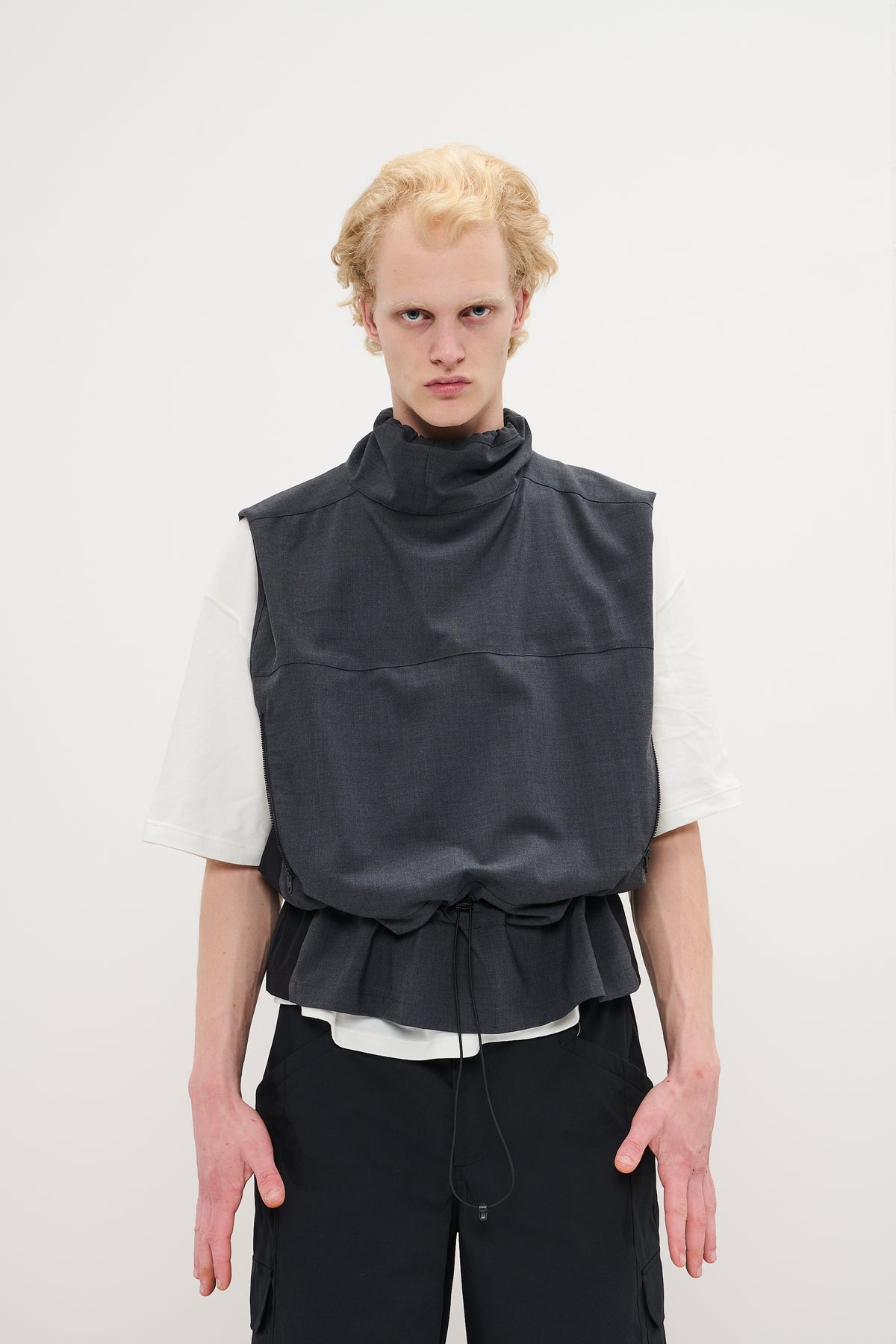 FRESCO VEST - GREY BLU