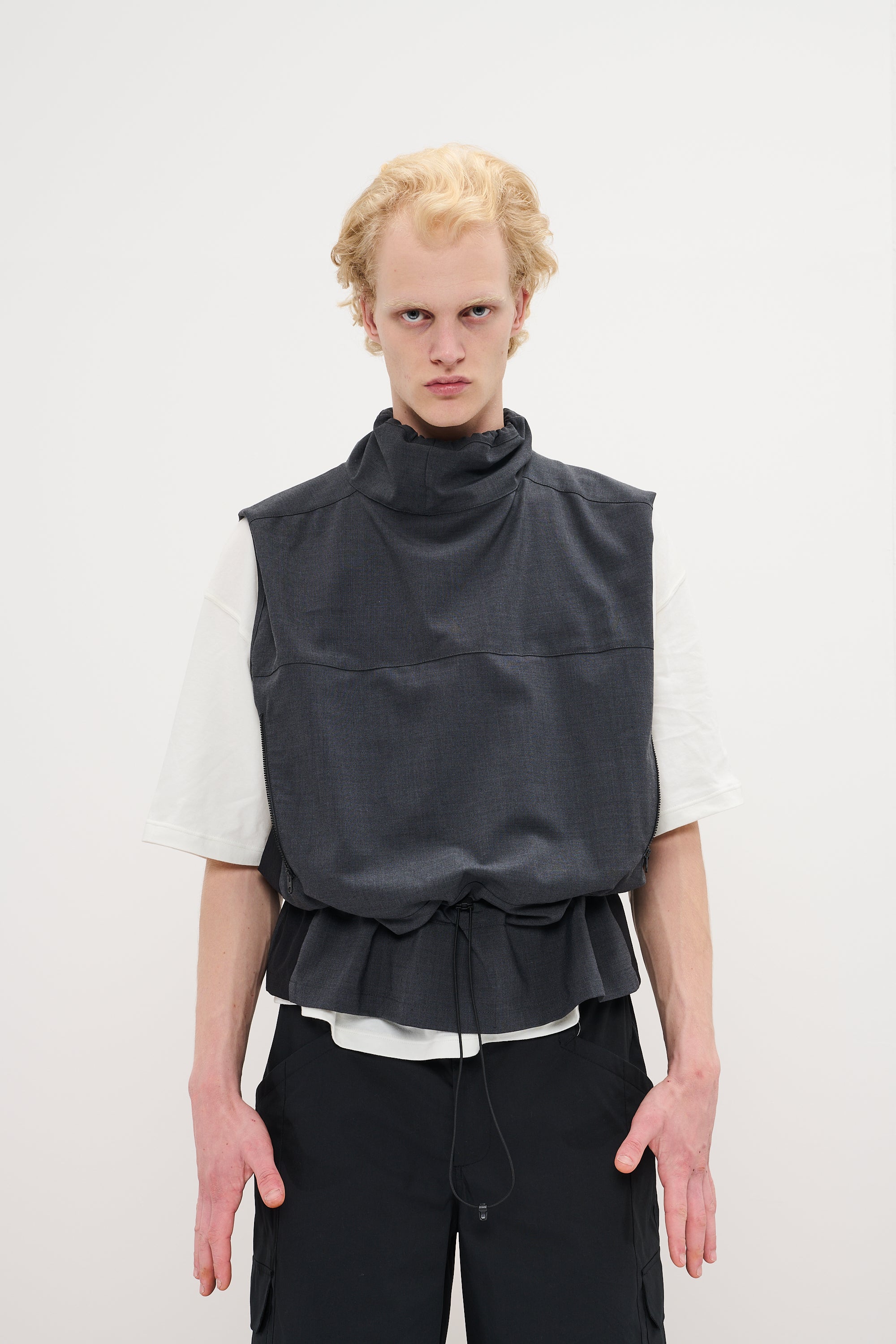 FRESCO VEST - GREY BLU