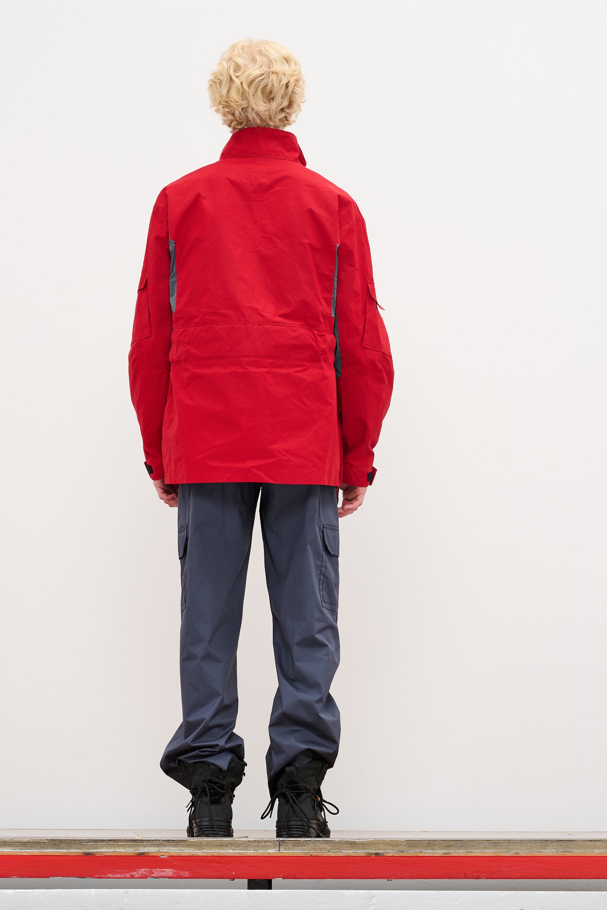 POPLIN CARGO PANTS - CONVOY GREY