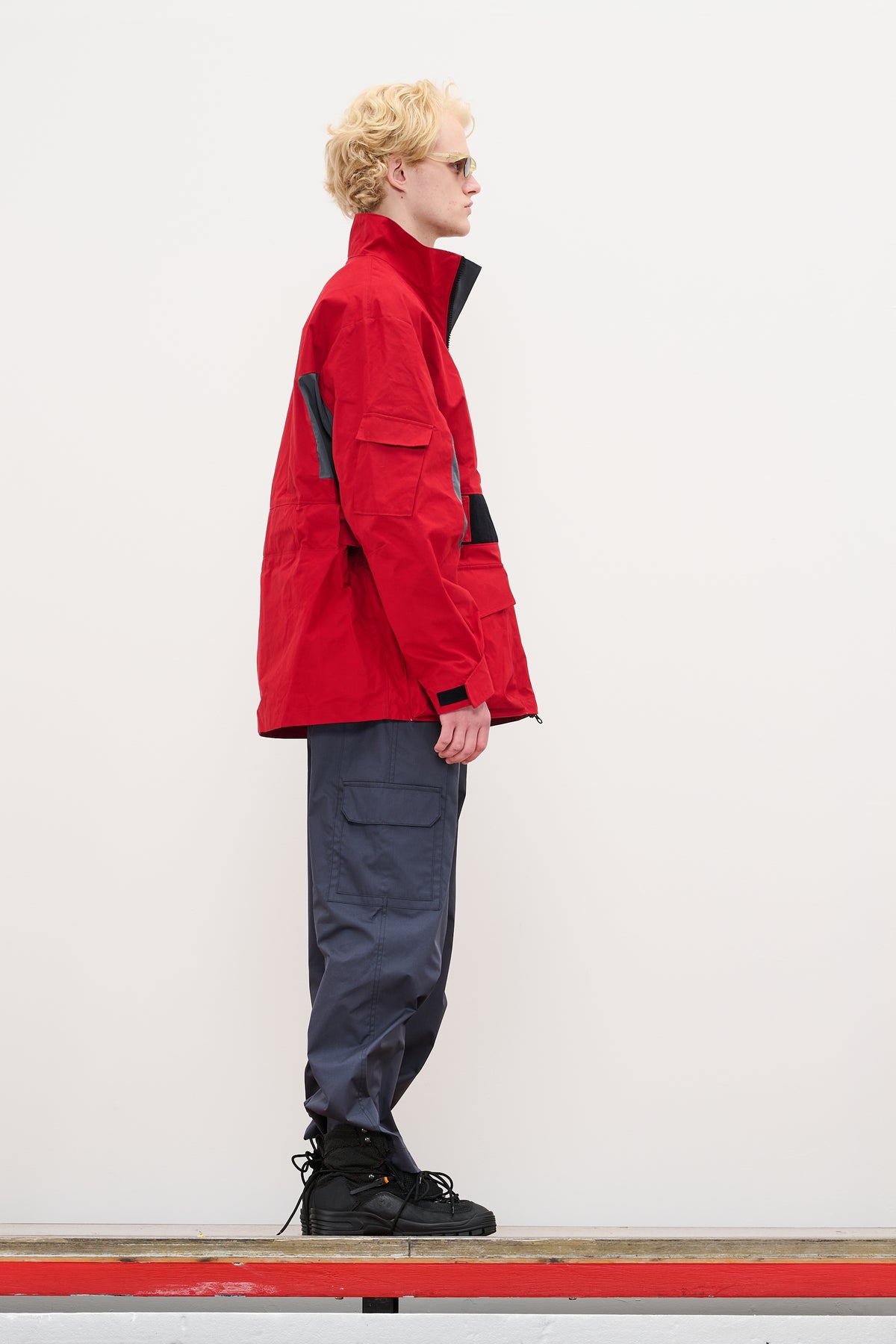 POPLIN CARGO PANTS - CONVOY GREY