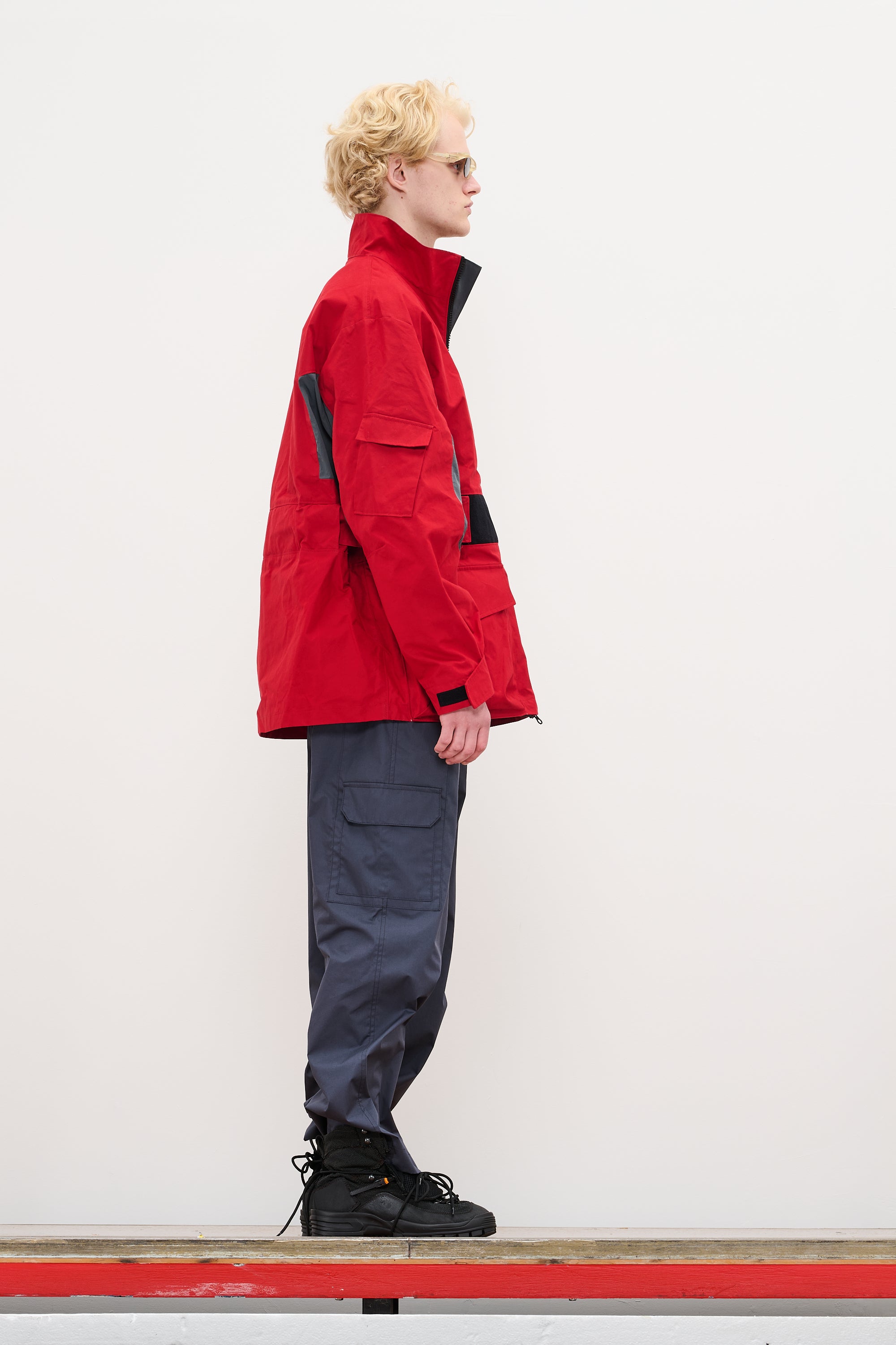 POPLIN CARGO PANTS - CONVOY GREY