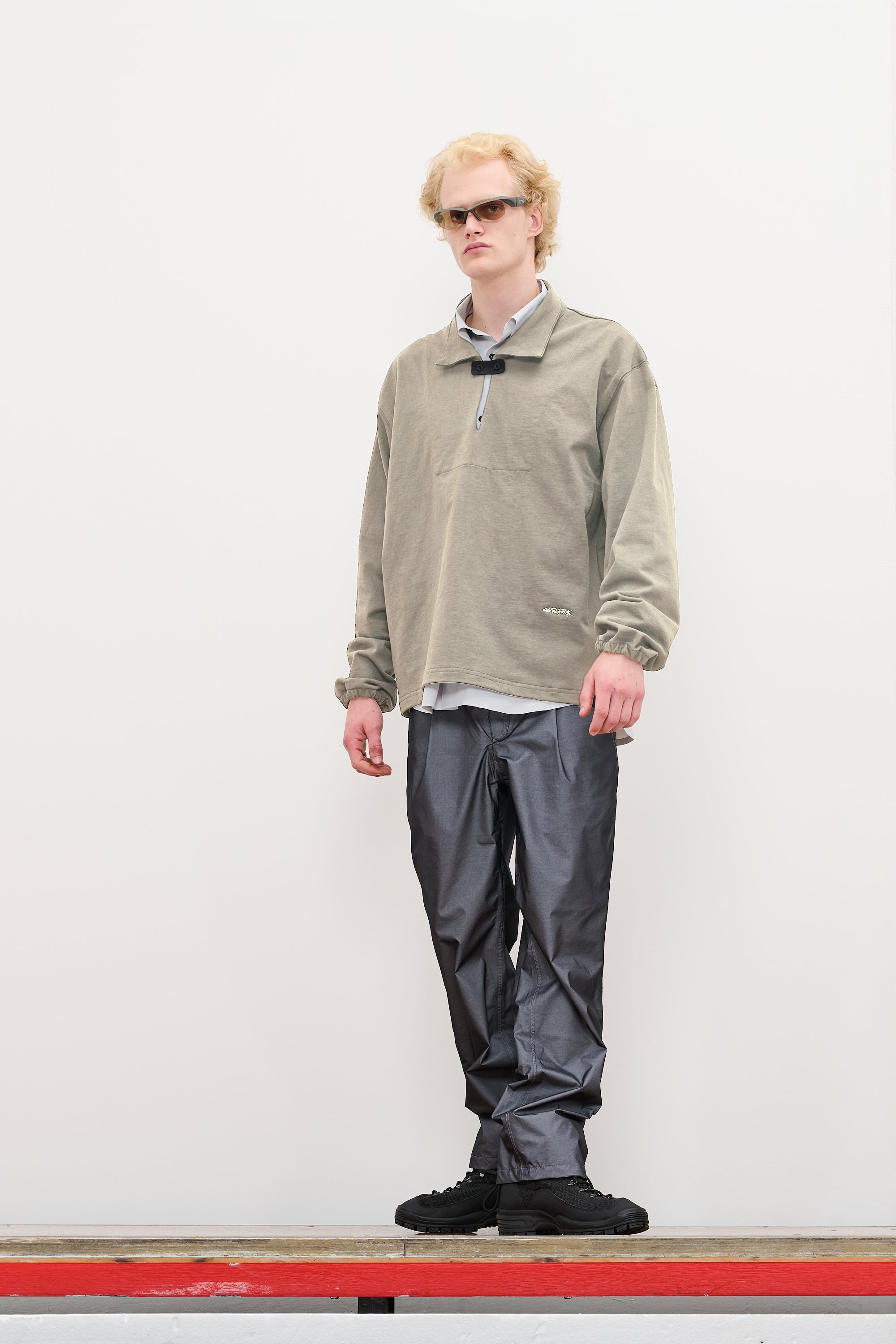 JERSEY MIDLAYER - STONE WHITE