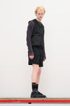 CUT VEST - BLACK