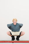 DOUBLE LAYER UTILITY SHORTS - STONE WHITE