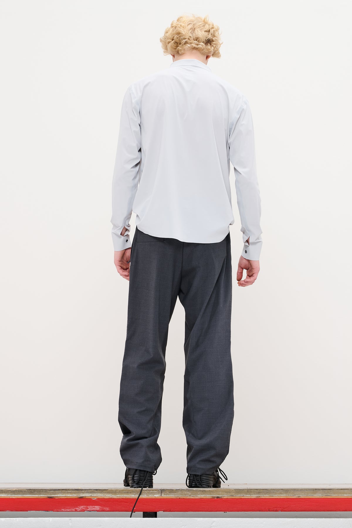 RENDER ULTRASOUND POLO- PALE GREY