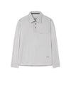 RENDER ULTRASOUND POLO- PALE GREY