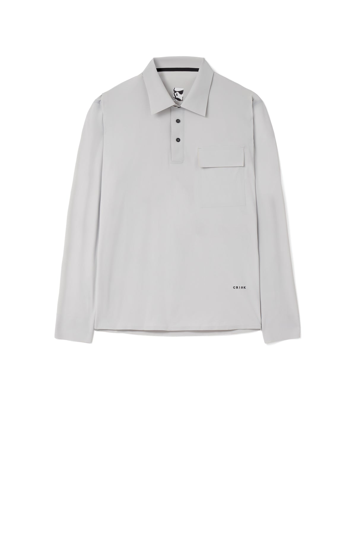 RENDER ULTRASOUND POLO- PALE GREY