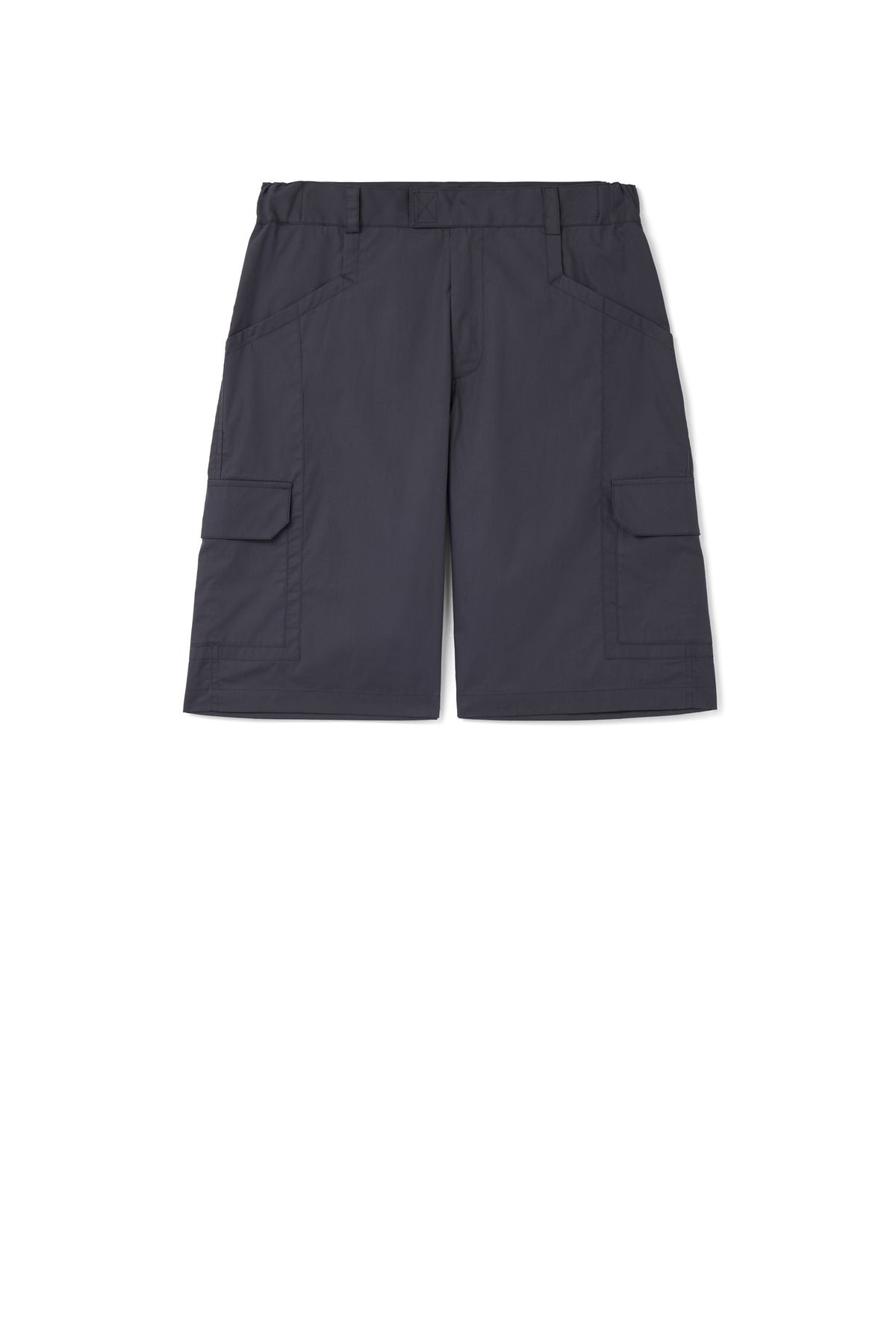 POPLIN CARGO SHORTS - CONVOY GREY