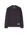 BLENDED HIGH MOLECULAR CREWNECK - STONE GREY