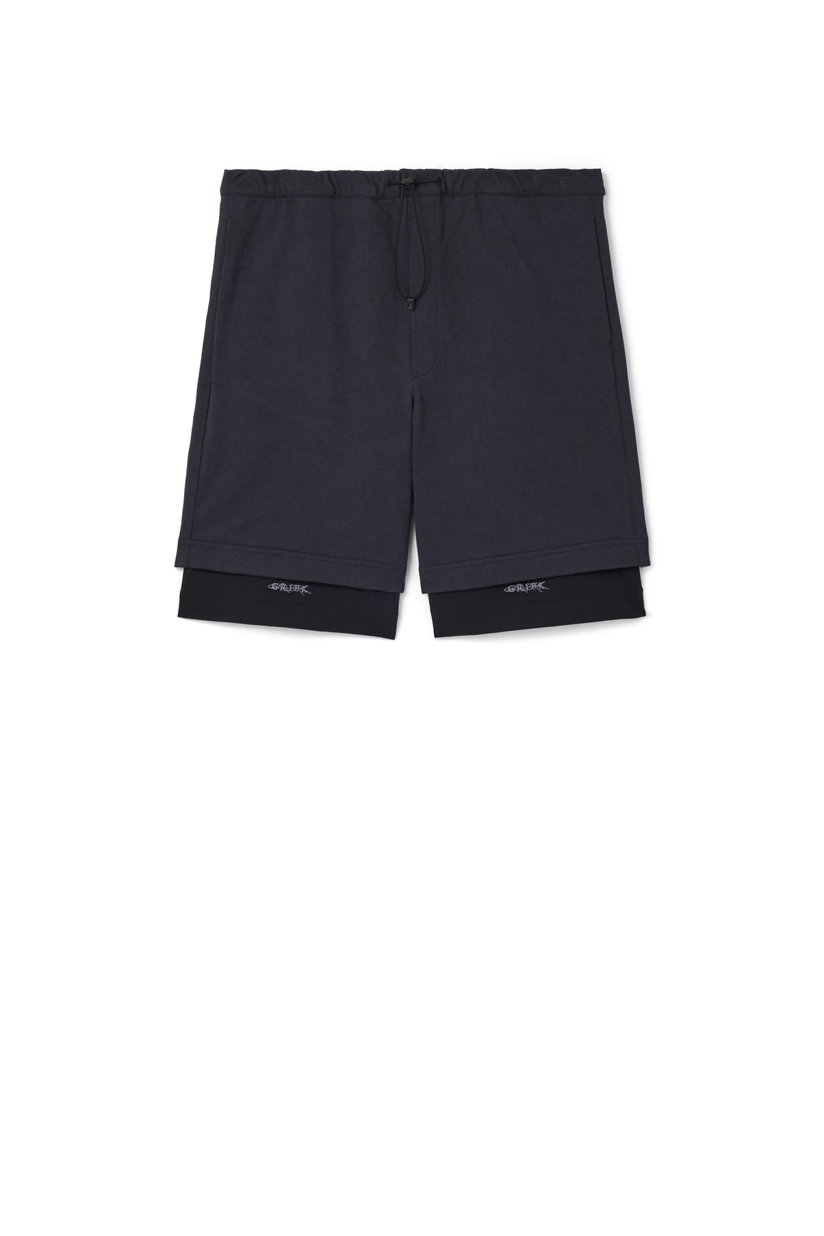DOUBLE LAYER UTILITY SHORTS - CHARCOAL