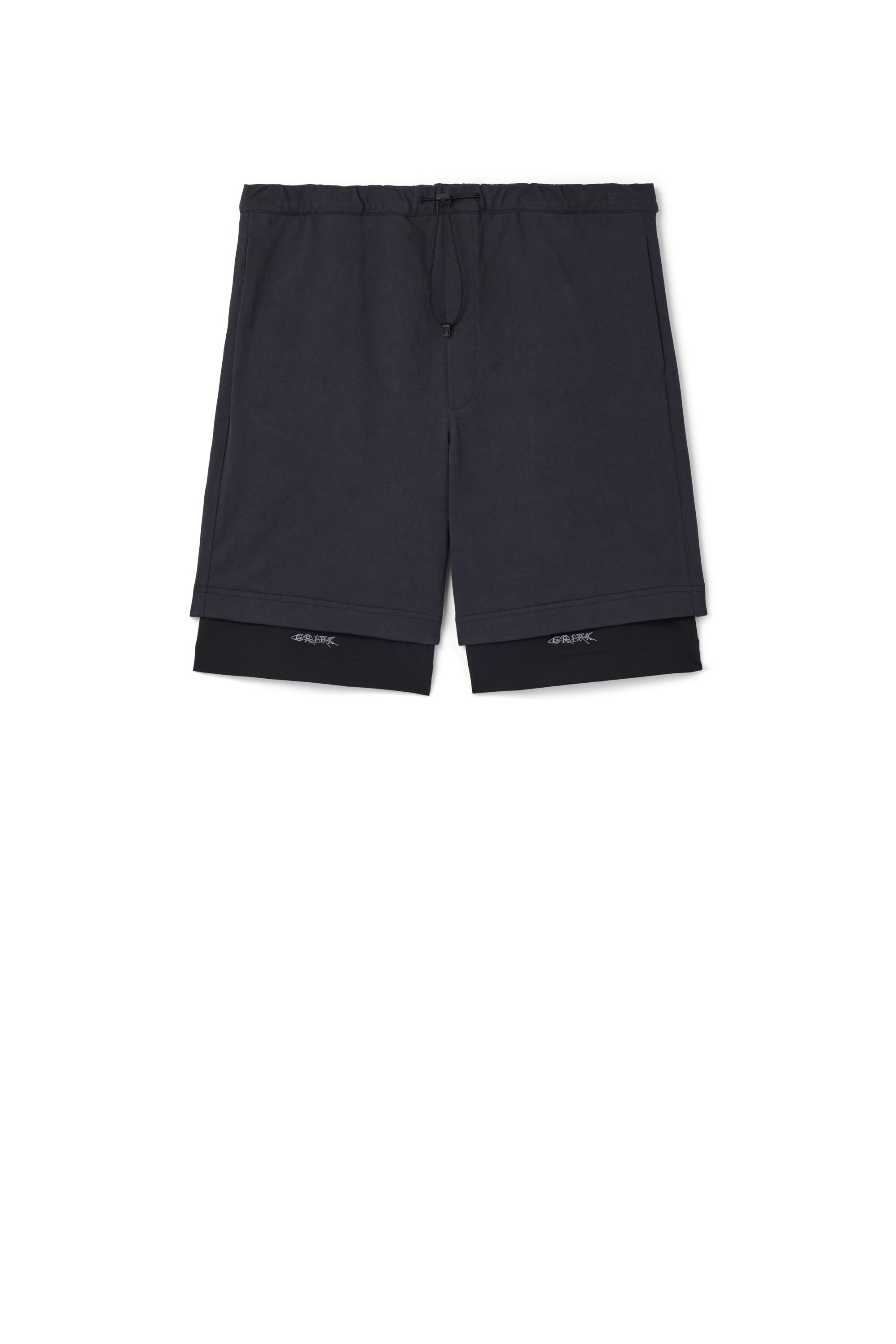 DOUBLE LAYER UTILITY SHORTS - CHARCOAL