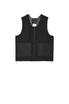 CUT VEST - BLACK