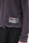 BLENDED HIGH MOLECULAR CREWNECK - STONE GREY