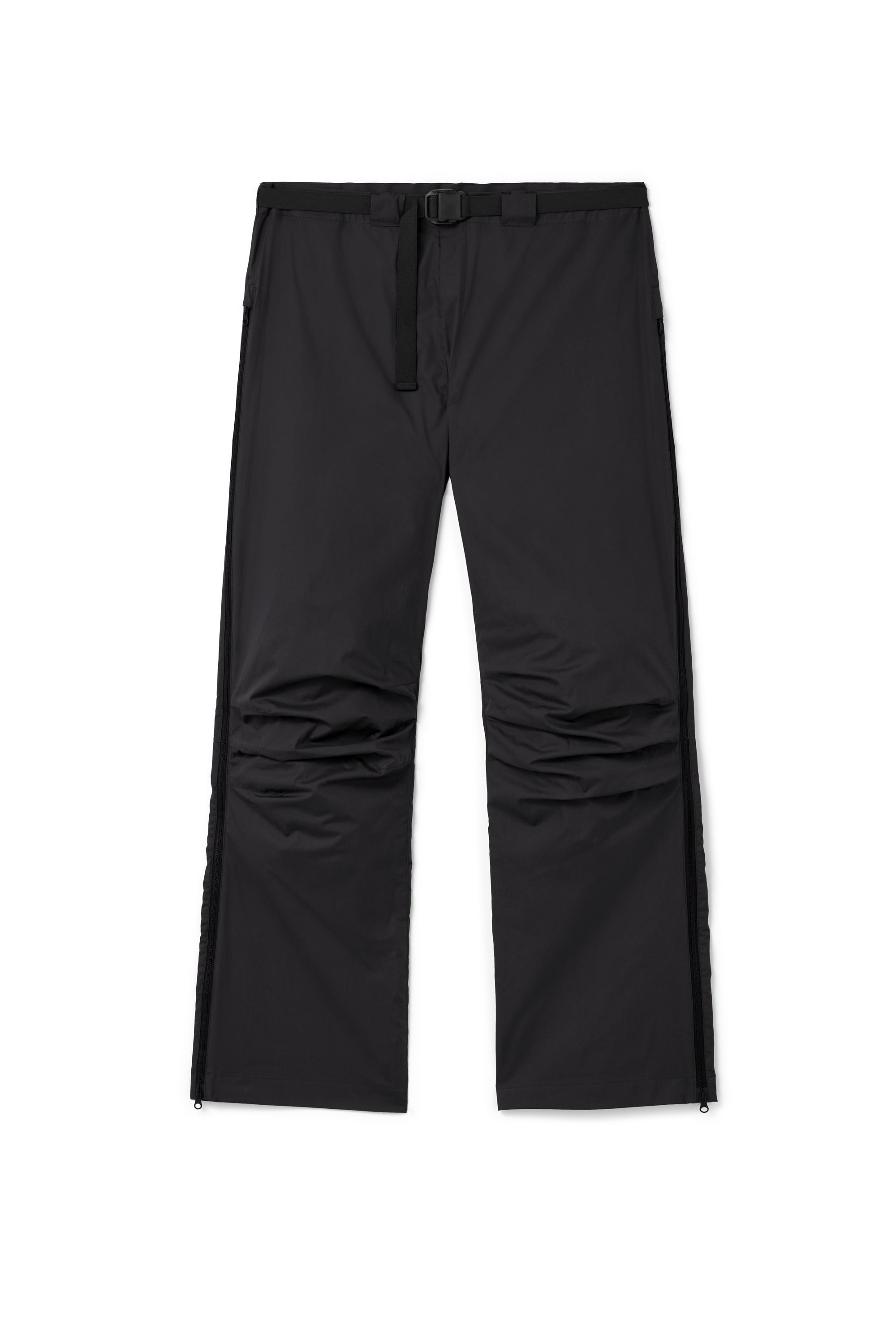 POPELIN ARC PANTS - OFF BLACK