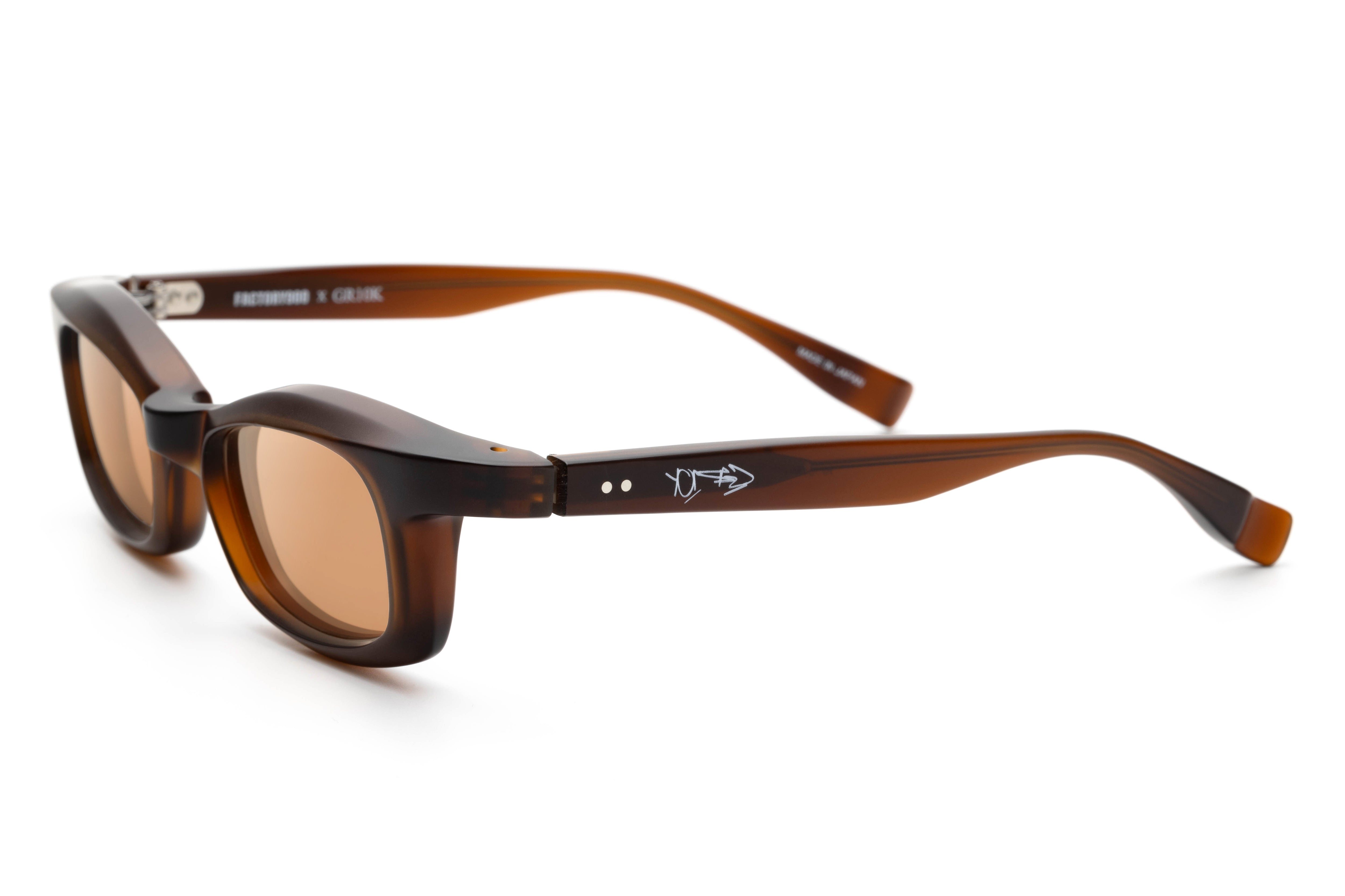 RF-044 SUNGLASSES  - RUSTY BROWN