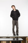 WOOL ARC PANTS - WASHED SAGE