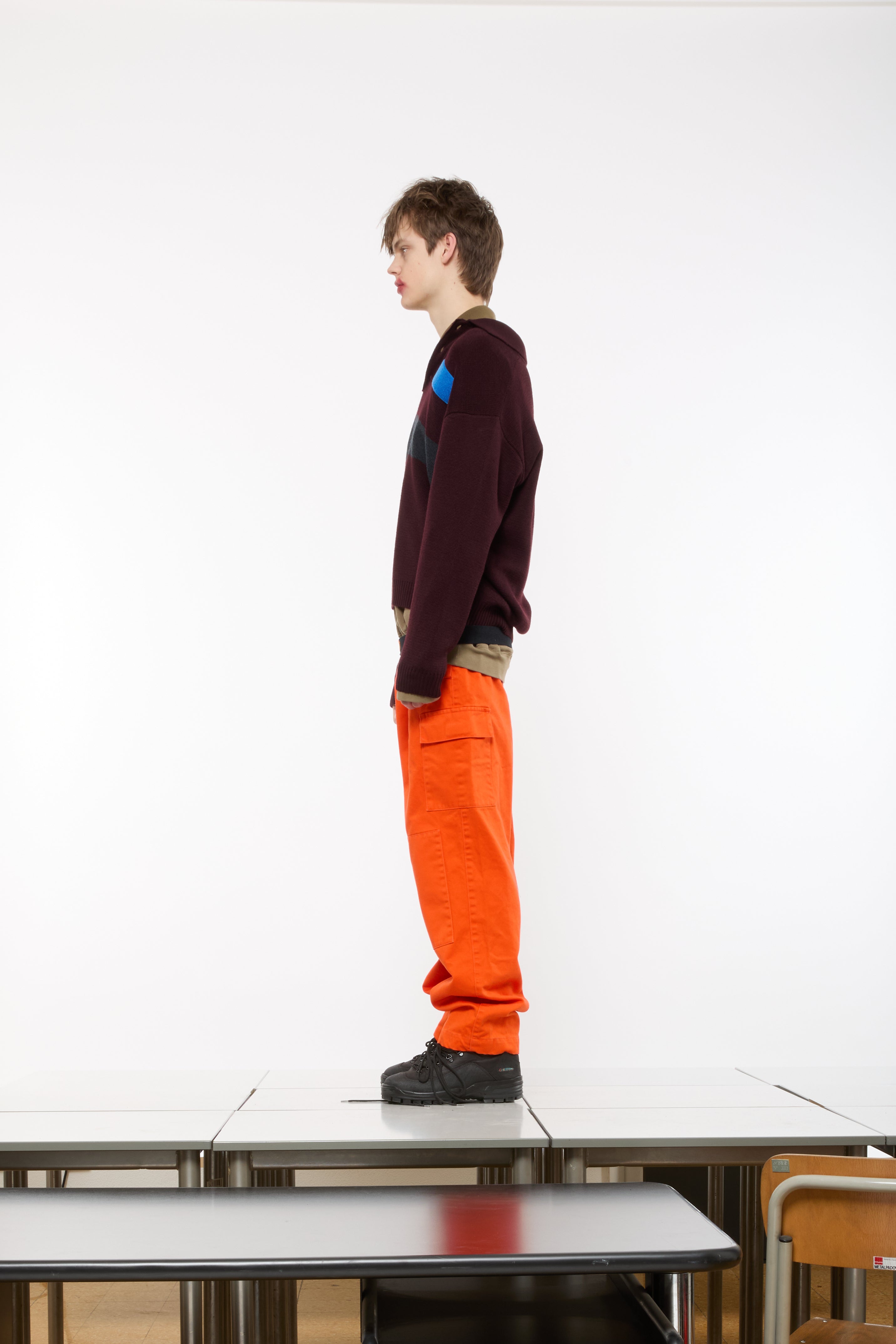 FR LEVER WASHED PANTS - BISHOP ORANGE