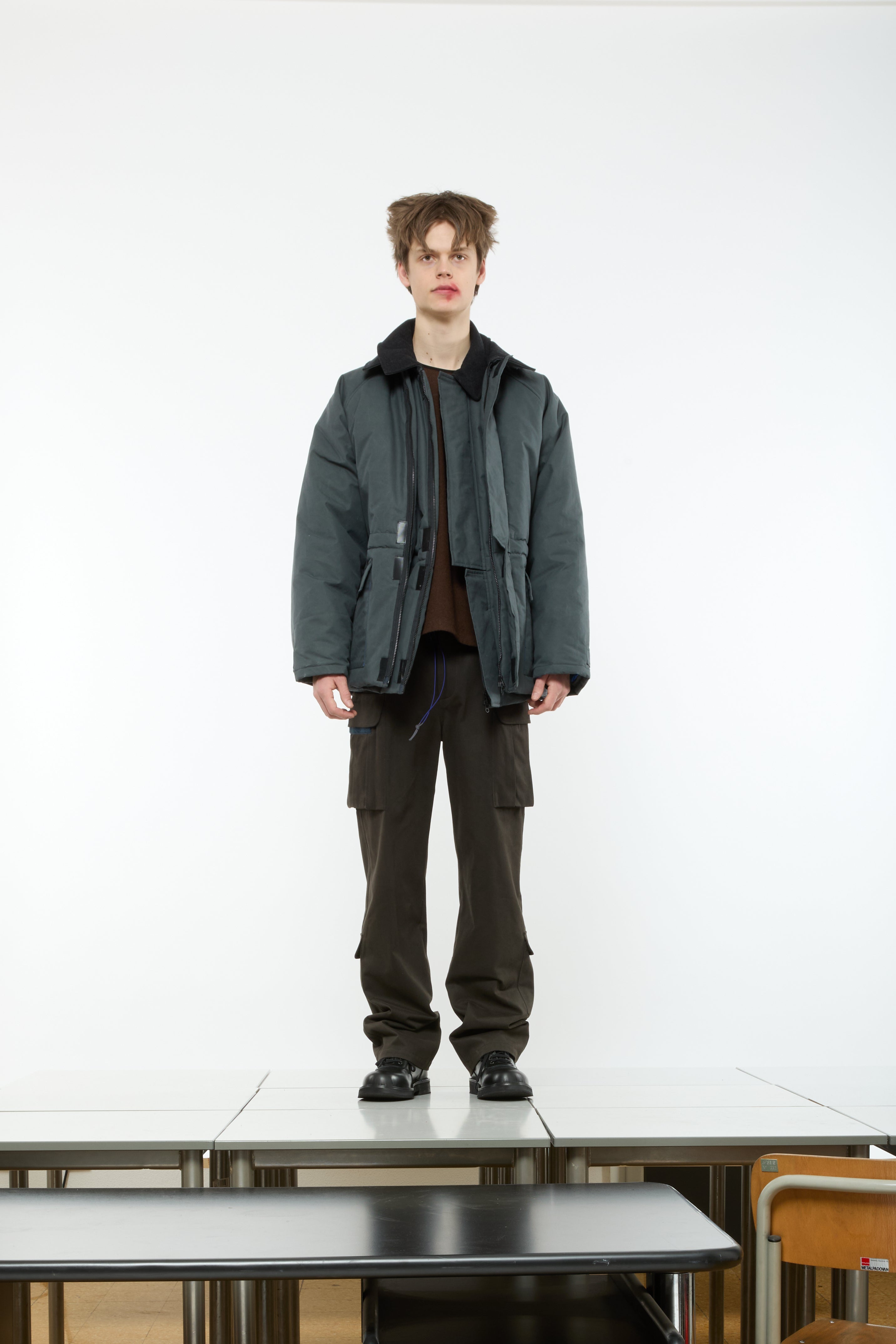 新品　BRIEFING　正規品　WINDBLOCK PARKA ブラウン　M WAXED PADDED PARKA - CHARCOAL – GR10K