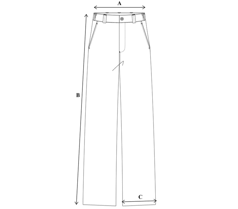Size Guide - 10000 Replicated Pants 