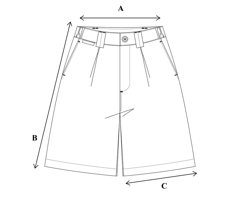 Size Guide - 11000 Replicated Shorts