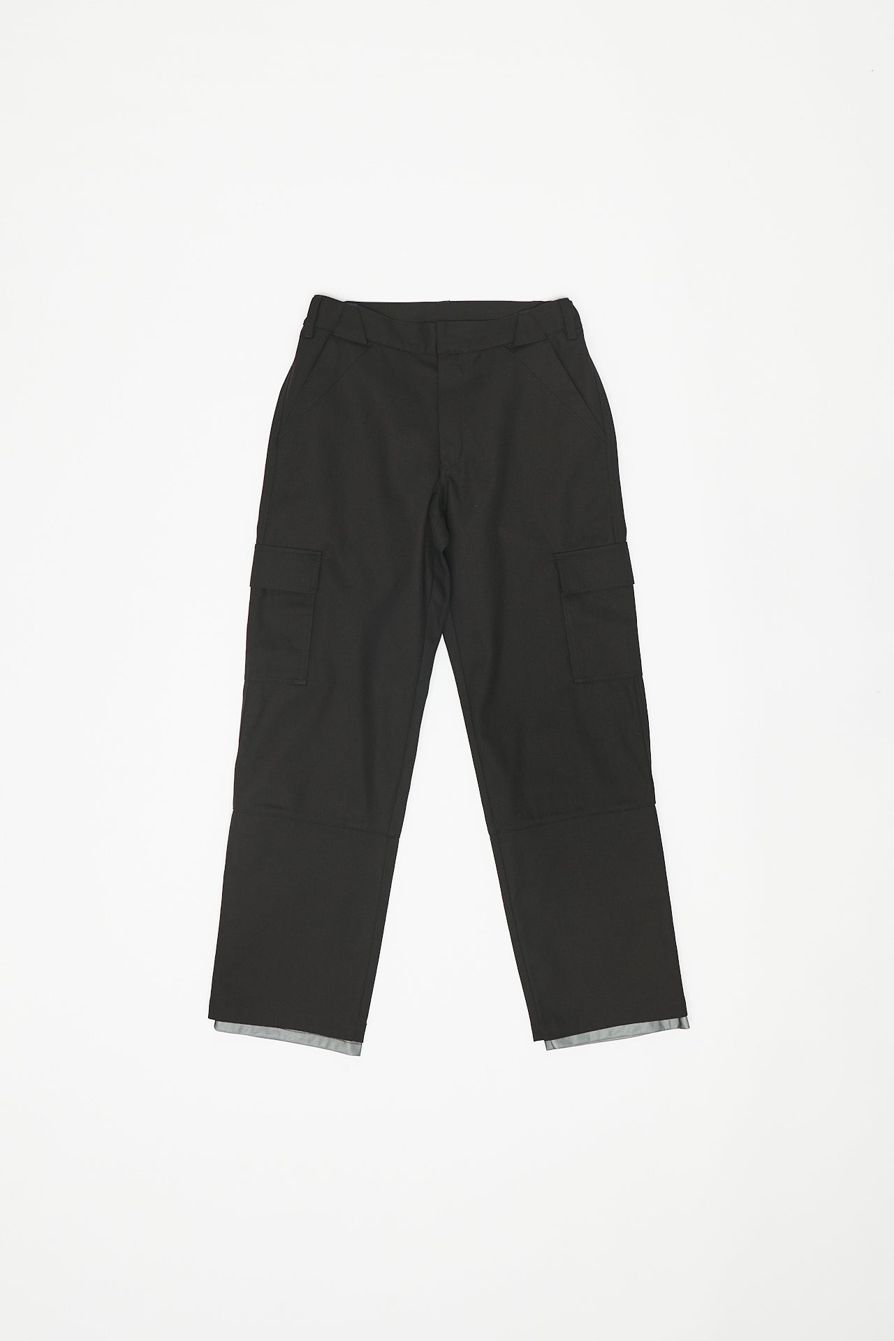 KLOPMAN SHANK STRUCTURED PANTS - CHALLENGER BLACK