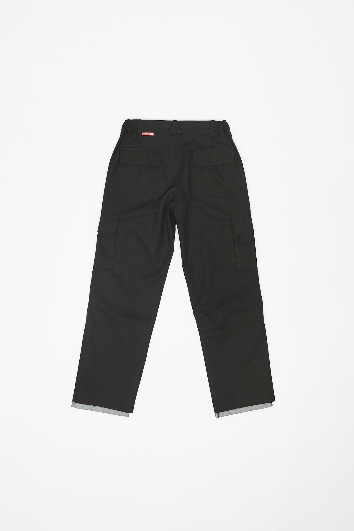 KLOPMAN SHANK STRUCTURED PANTS - CHALLENGER BLACK