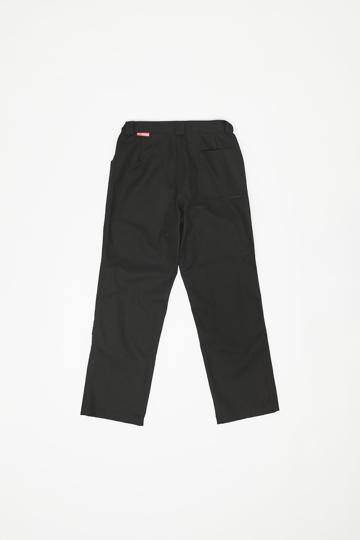 KLOPMAN SHANK STRUCTURED PANTS - CHALLENGER BLACK