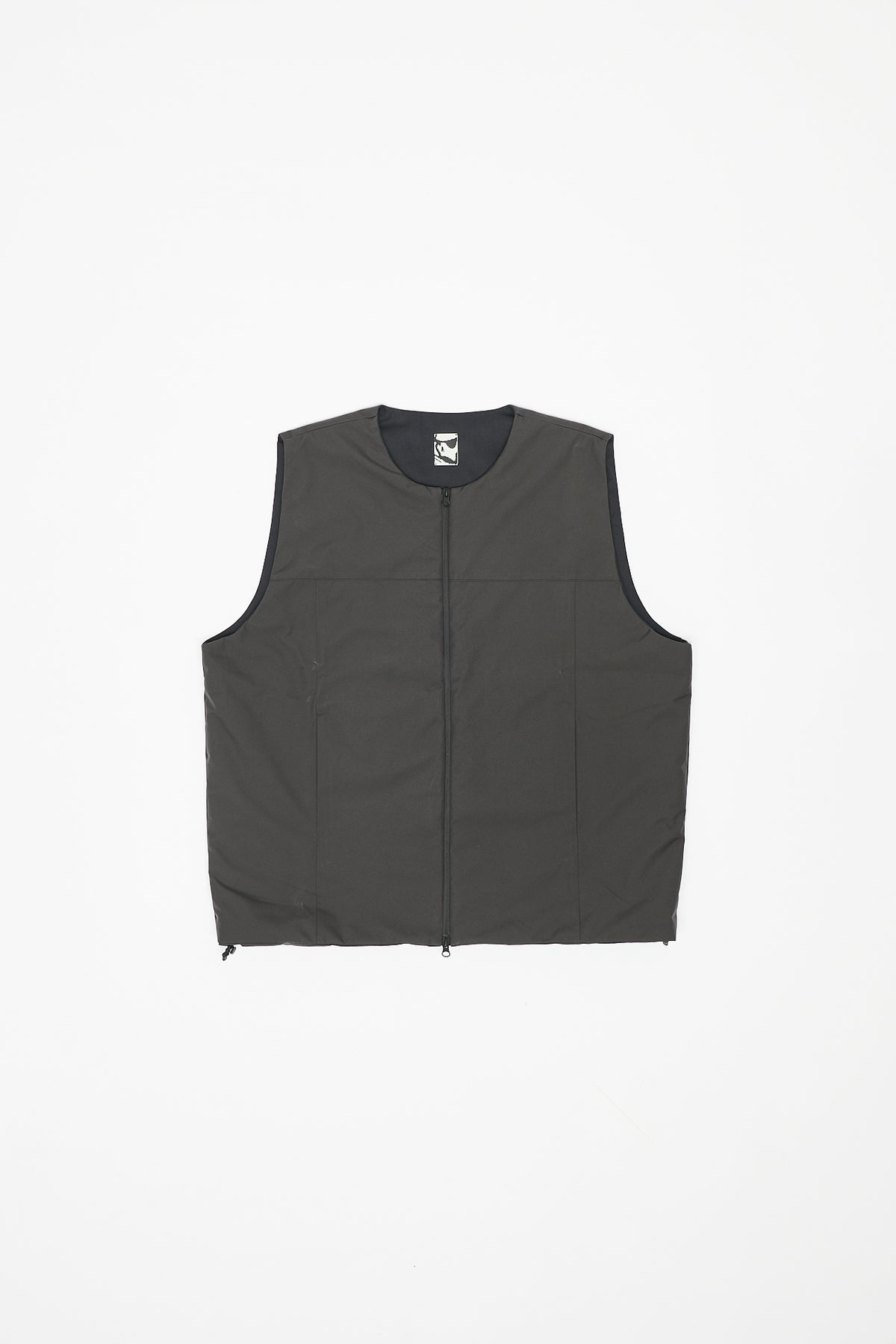 INSULATED PADDED VEST - COAL GREY