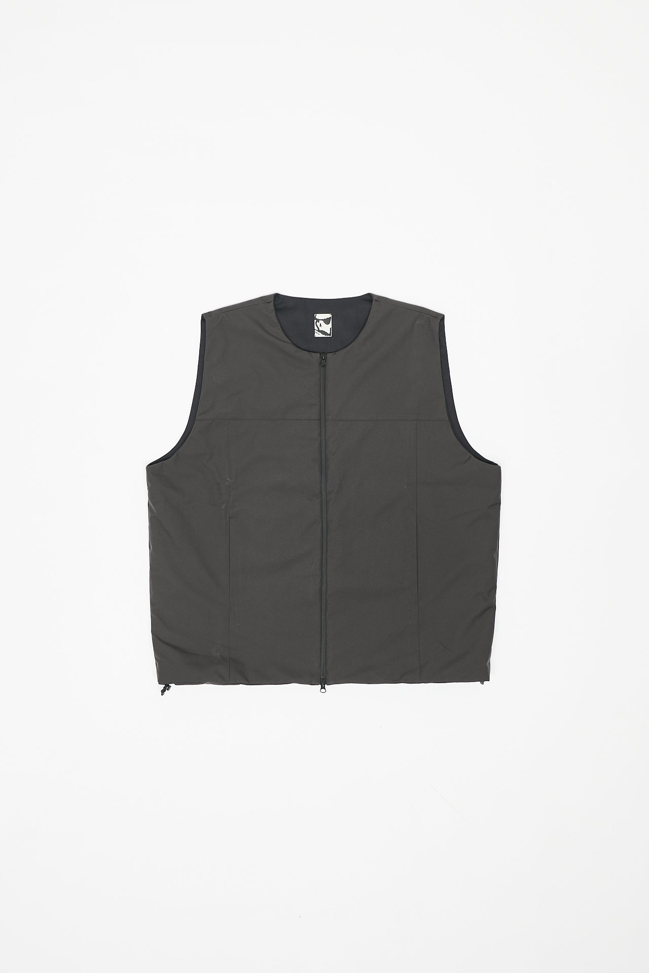 INSULATED PADDED VEST - COAL GREY