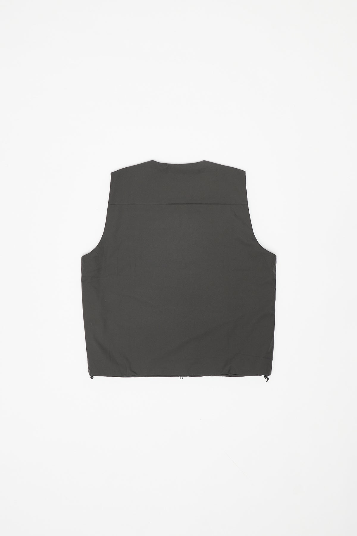 INSULATED PADDED VEST - COAL GREY