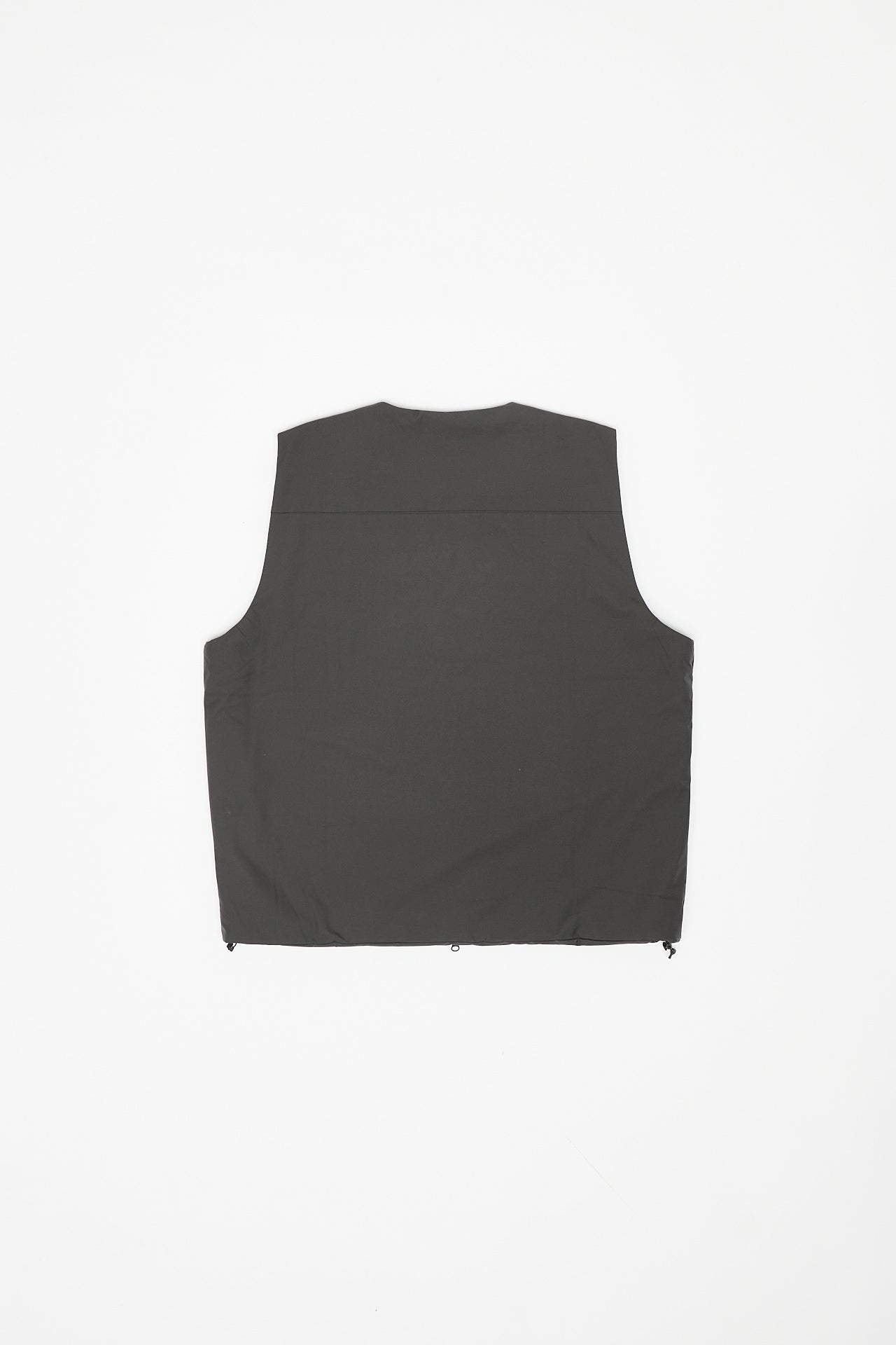 INSULATED PADDED VEST - COAL GREY