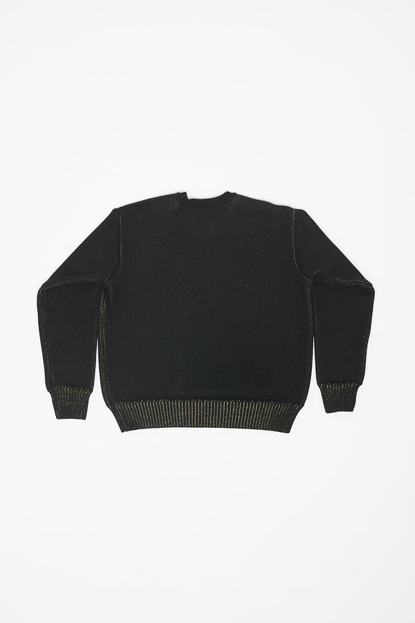 AIMLESS COMPACT KNIT SWEATER - HERREN BLACK