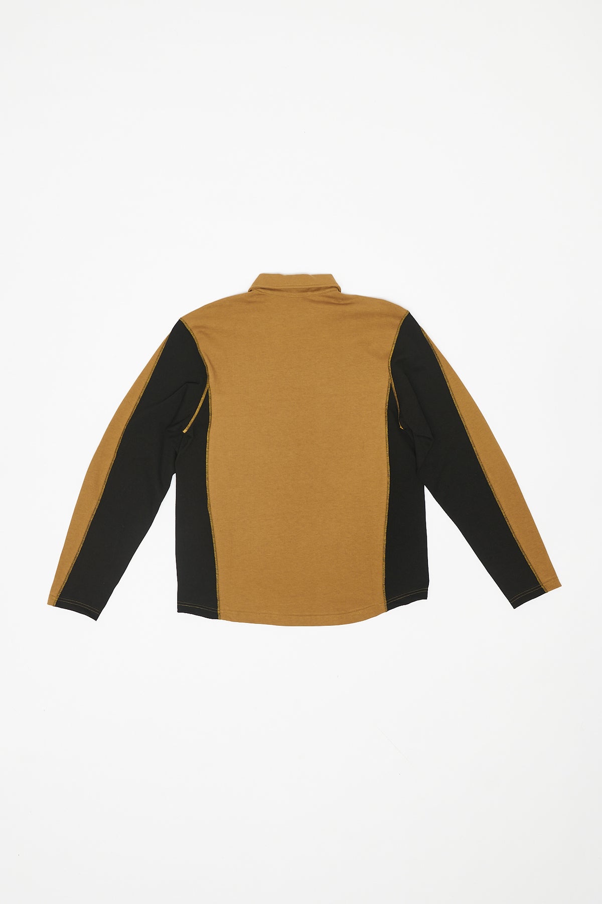 HALF ZIP SWEATER POLO - COYOTE