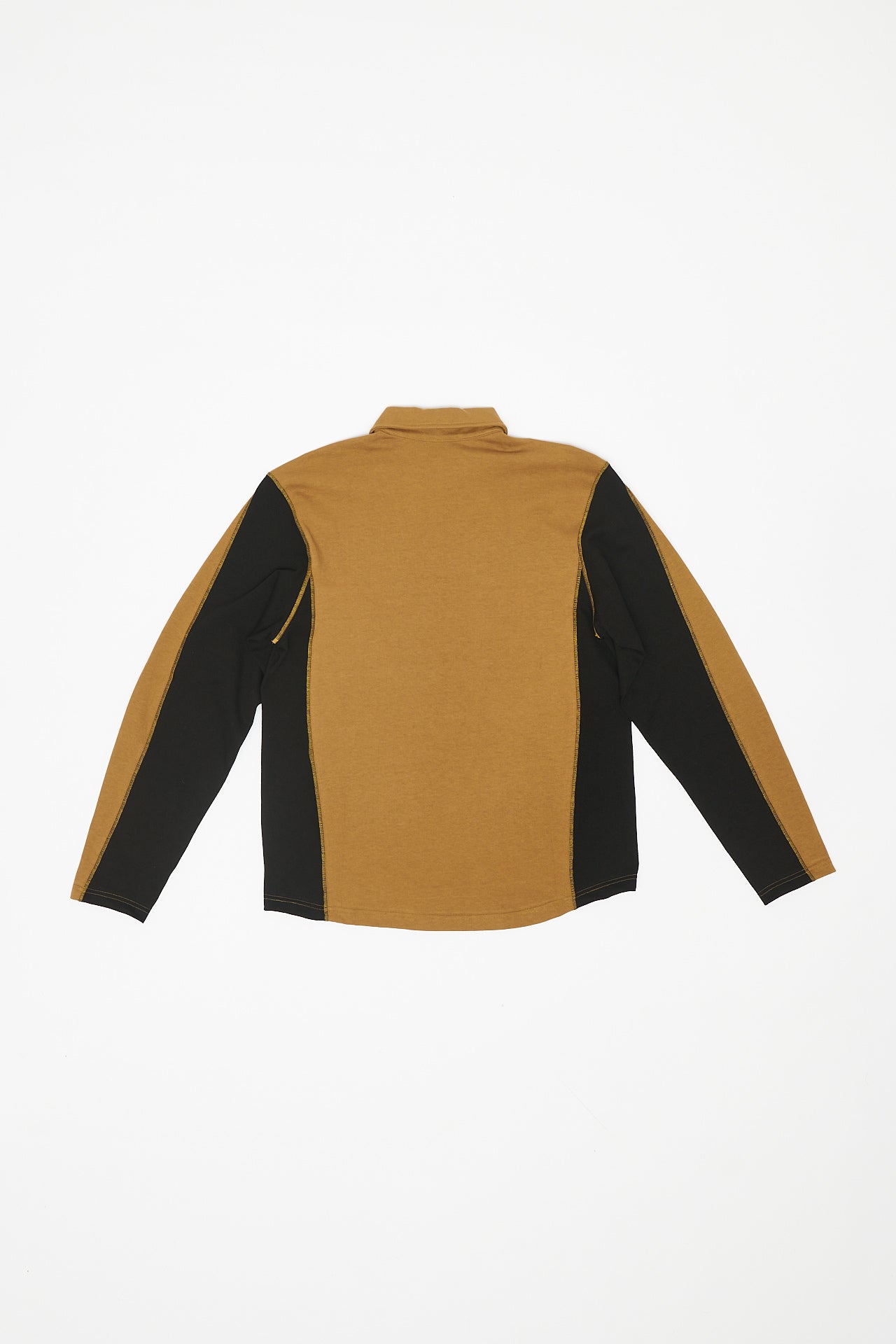 HALF ZIP SWEATER POLO - COYOTE