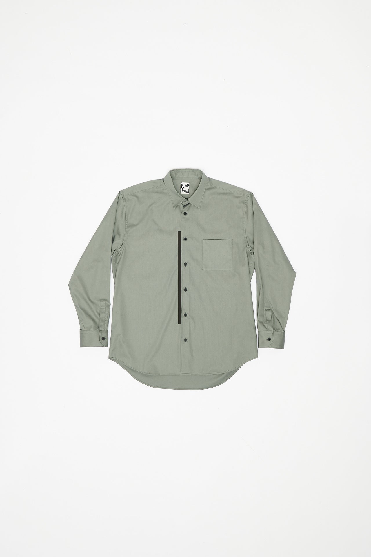 POPELIN L/S SHIRT - WASHED SAGE