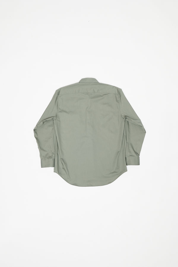 POPELIN L/S SHIRT - WASHED SAGE