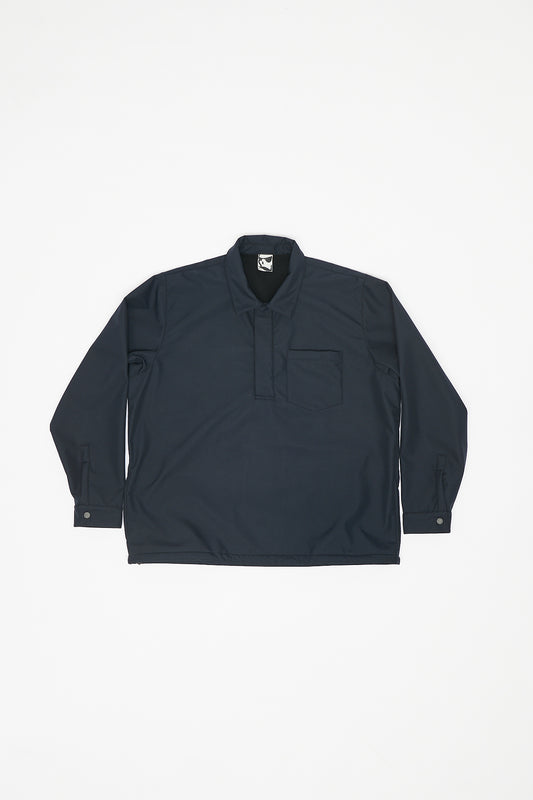 PULLOVER WINDSTOPPER OVERSHIRT - BLUE NAVY