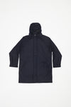 WOOL CLOTH COAT - BLUE NAVY