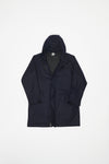 WOOL CLOTH COAT - BLUE NAVY