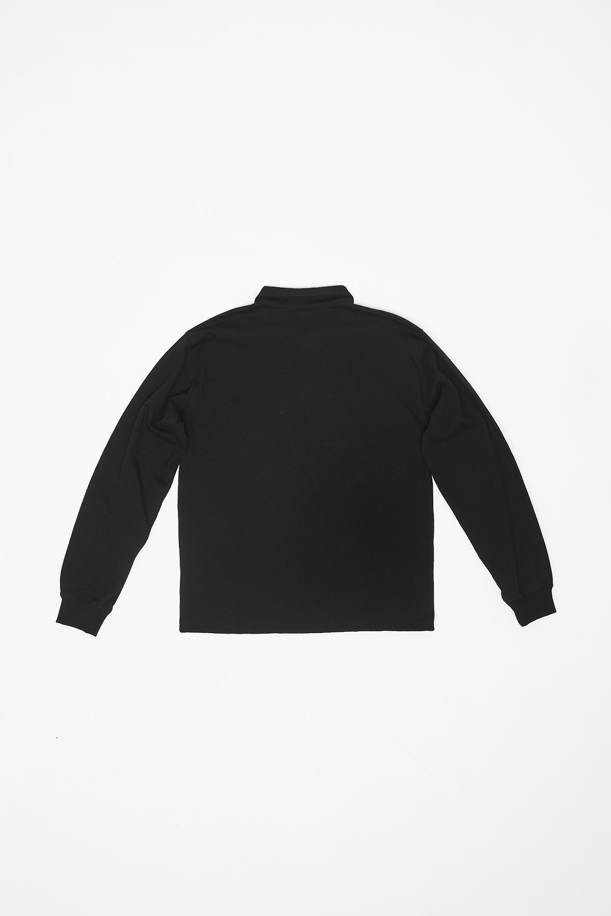 DEMAND POLO L/S T-SHIRT - BLACK