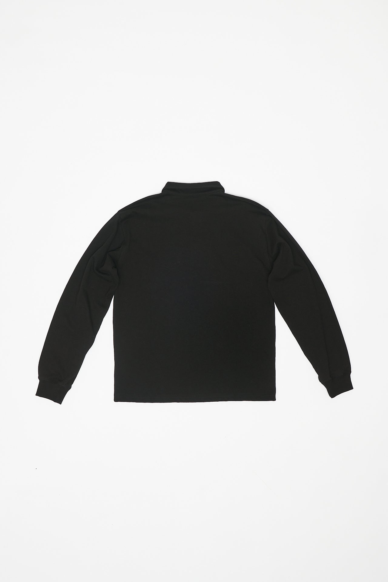 DEMAND POLO L/S T-SHIRT - BLACK
