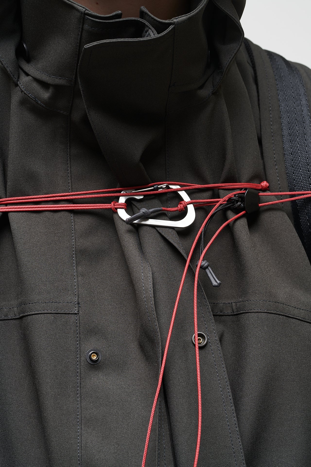 RESTRAINT LANYARD BELT - FIRE RED