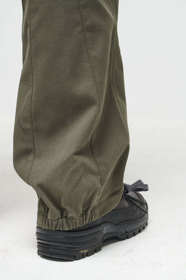 BOOT STORAGE PANTS - MILITARY GREEN