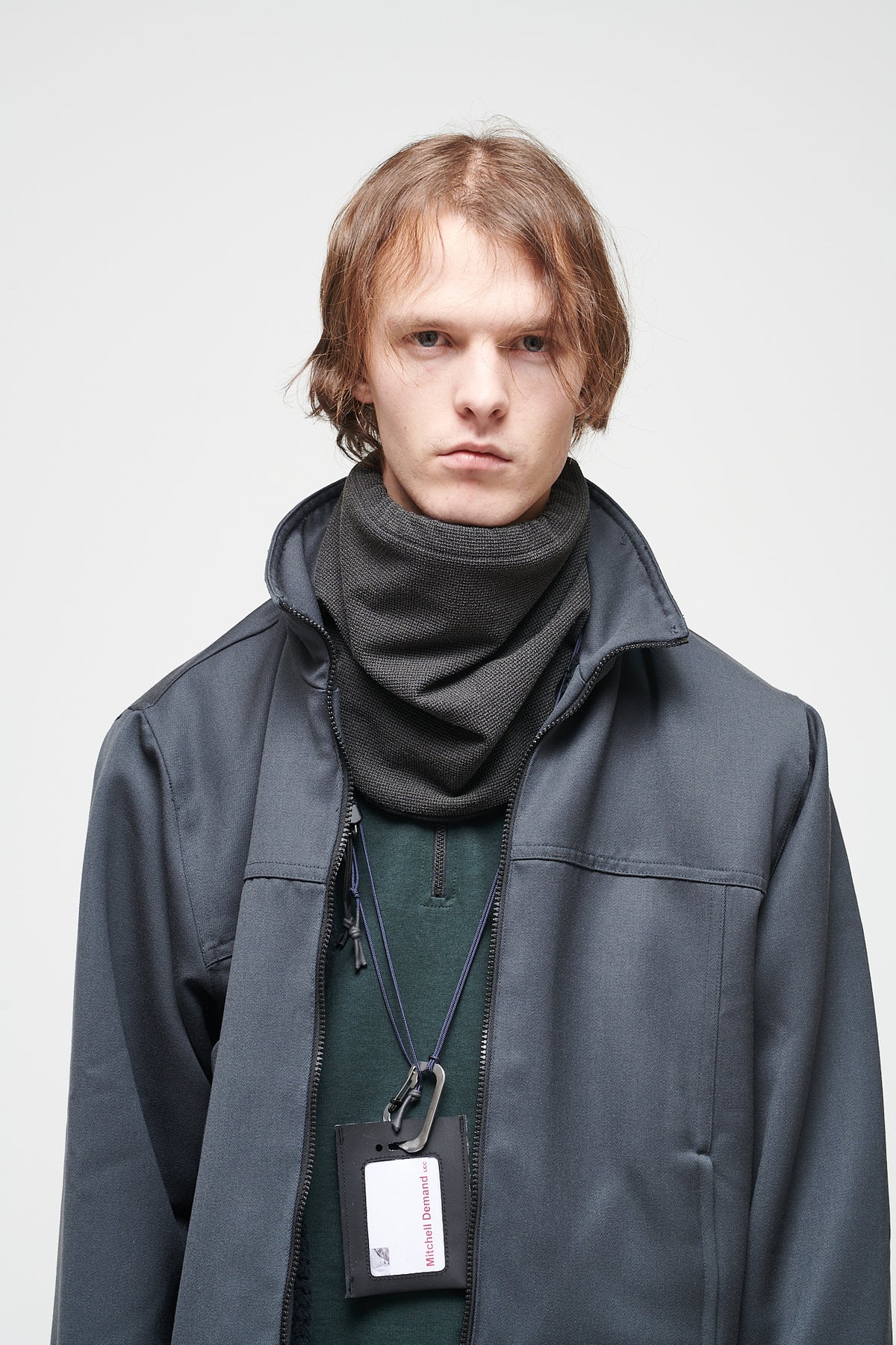 LINED POLARTEC® WOOL JACKET - COAL GREY