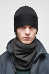 KNITTED BEANIE - BLACK