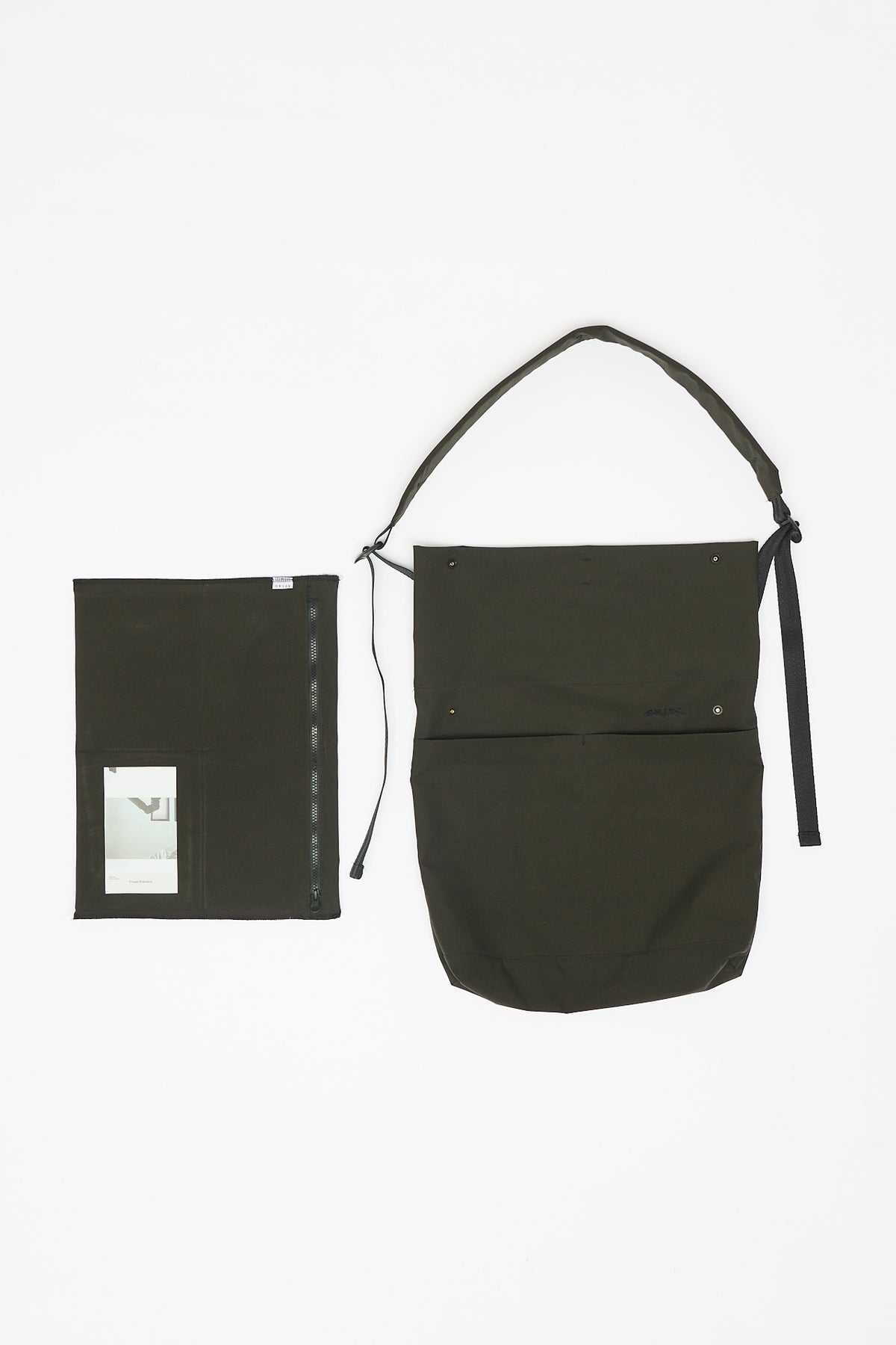 FRUGAL ROBOTICS COMPUTER BAG - DARK SOIL GREY