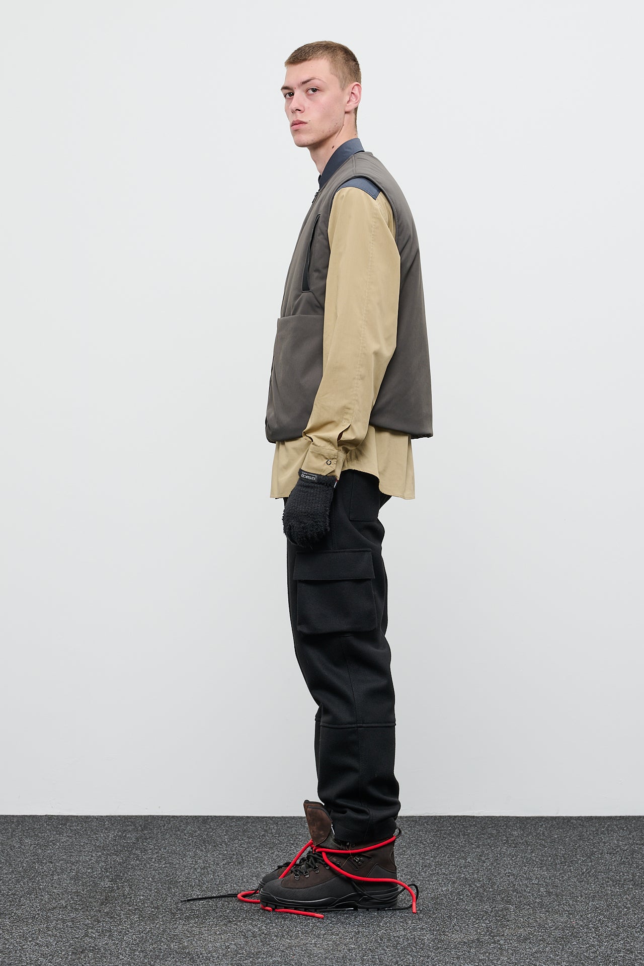 DECK OPERATOR PADDED VEST - DOVE GRAY