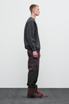 FELTED WOOL CREWNECK - ASPHALT GRAY