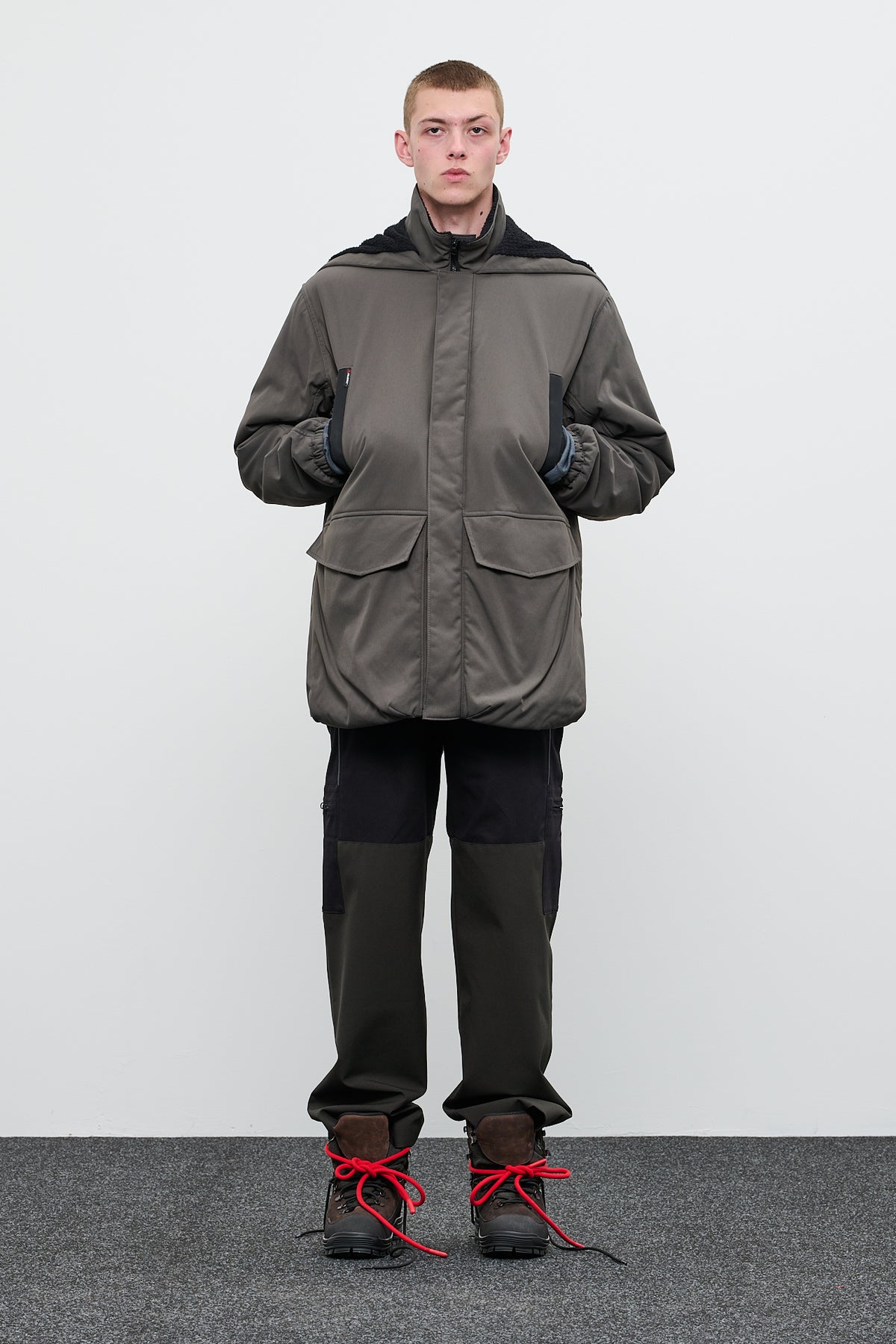 DECK OPERATOR PADDED JACKET - DOVE GRAY