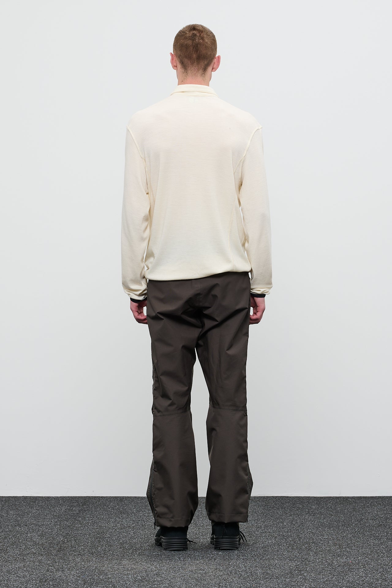 INCOGNITO HALF ZIP TOP - OFF WHITE